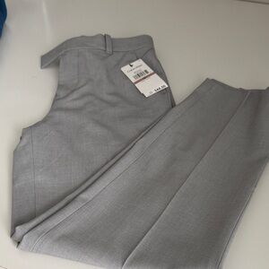 NWT Kids Calvin Klein Silver Gray Slim Pants